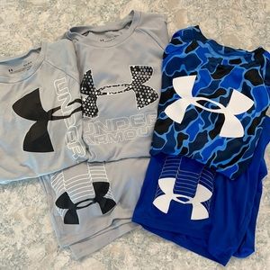 Under Armour shorts with shirts to match
